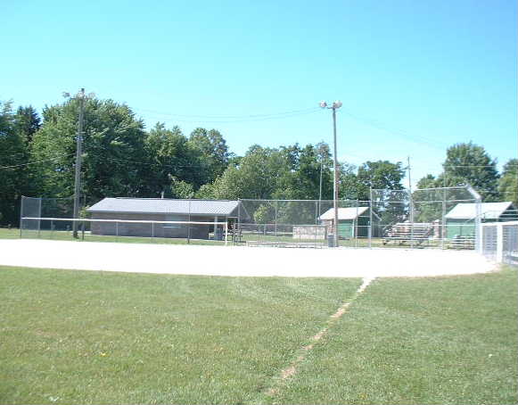 View of Matheson Park Baseball Diamond