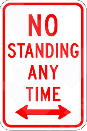 no standing sign