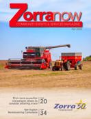 magazine cover combine in wheat field