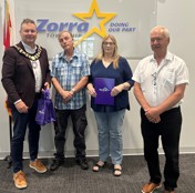 image of award presentation